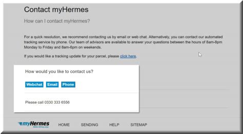 local hermes contact number